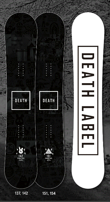 デスレーベル（DEATH LABEL）【BLACK FLAG】16-17 スノーボード 2017年