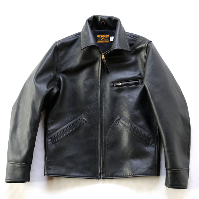 トロフィークロージング レザー ライダース ハミングバードジャケット