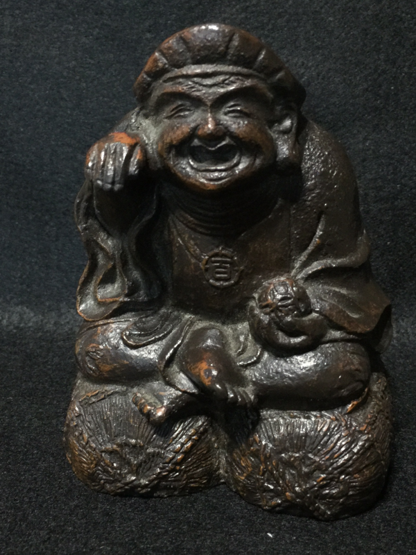 百十四銀行 大黒天ソフビ貯金箱 | 荒神乃庄 アンティークギャラリー
