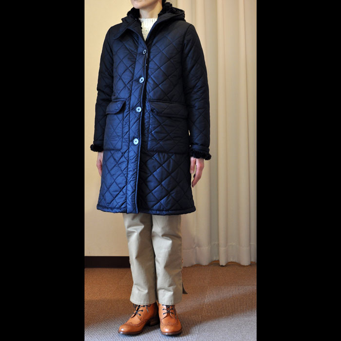 MACKINTOSH（マッキントッシュ）ボアフードキルティングコート/GRANGE