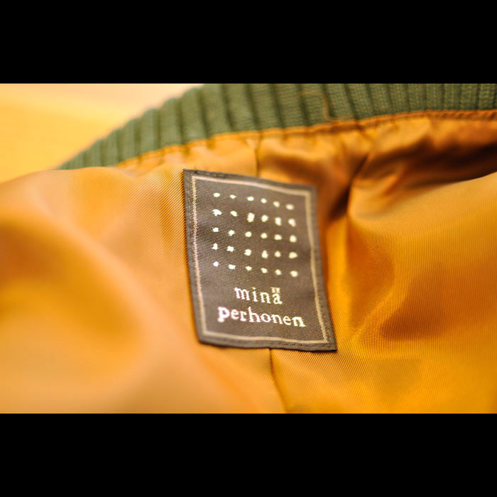 ミナペルホネン caravan ブルゾン#green | Lin total fashion place blog