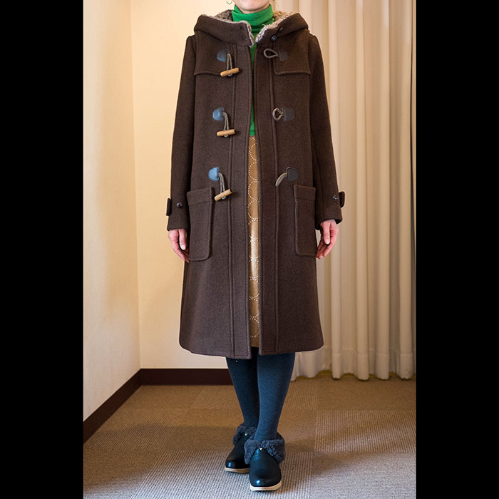 ミナペルホネン nordic moss ダッフルコート #khaki | Lin total