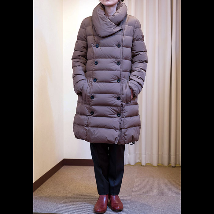 TATRAS [タトラス] ベルト付WダウンコートTERESA [テレサ] #KHAKI42