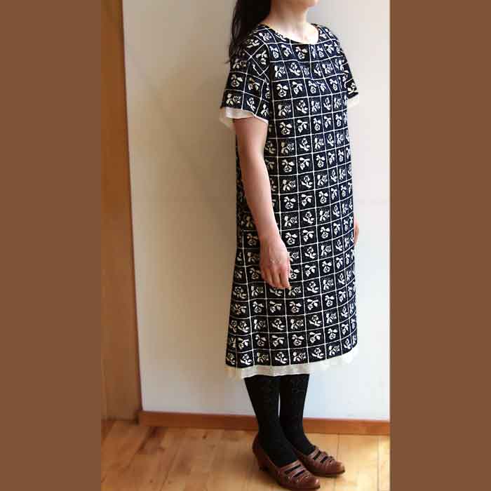 mina perhonen Lili one piece navy | Lin total fashion place blog
