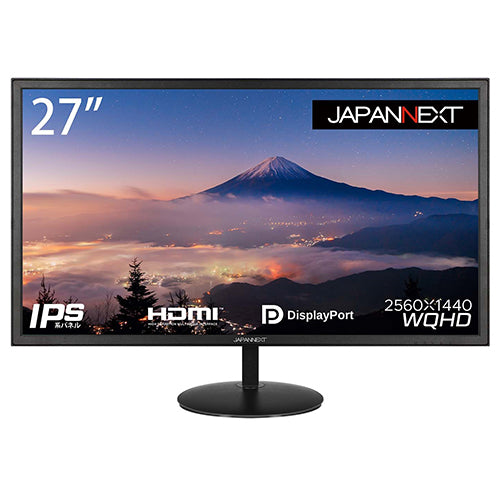 JAPANNEXT 27インチ WQHD(2560 x 1440) 液晶モニター JN-IPS271WQHD