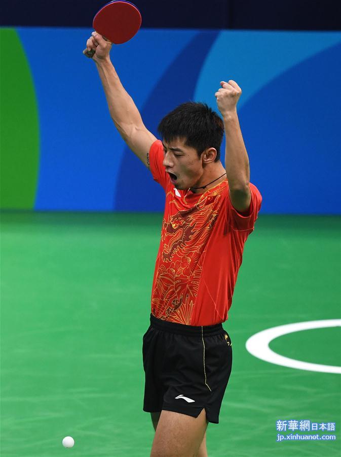 卓球——張継科選手が男子シングルス決勝に進出_新華網日本語