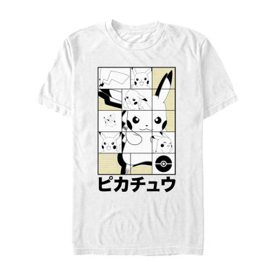 Mens Short Sleeve Pokemon Graphic T-Shirt, Color: White - JCPenney