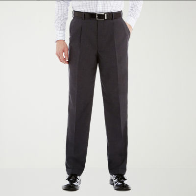 Stafford® Travel Sharkskin Pleated Dress Pants - Classic, Color