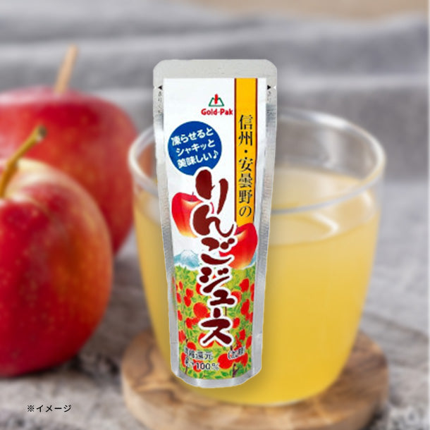 ゴールドパック「信州安曇野のリンゴジュース」80gのお得通販