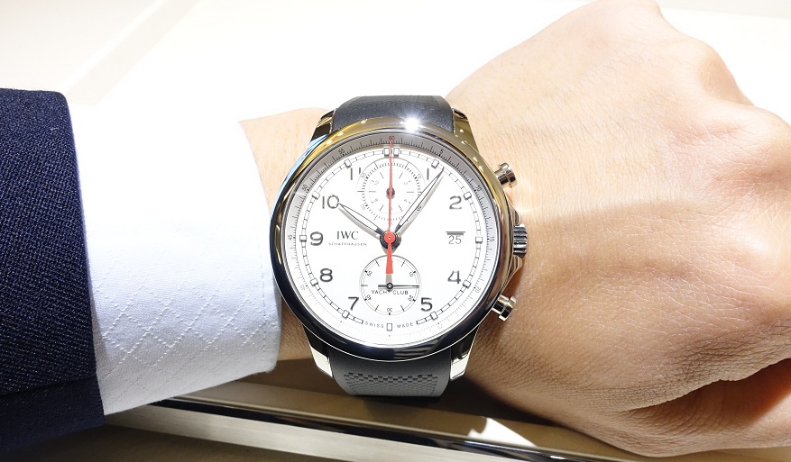 IWC】ポルトギーゼ・ヨットクラブ ラバーベルトでスポーティな装いを