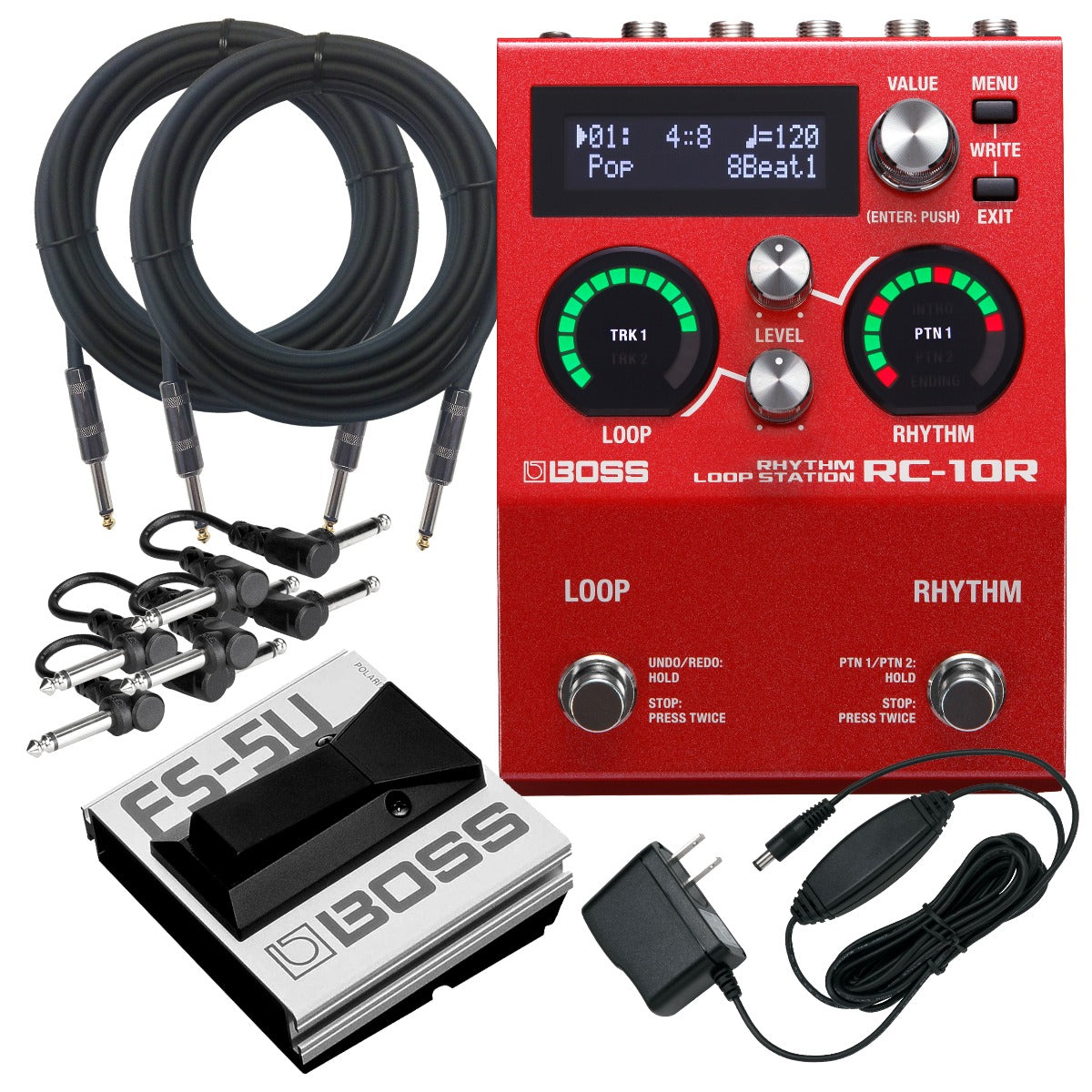 BOSS RC-10R Rhythm Loop Station STAGE KIT – Kraft Music