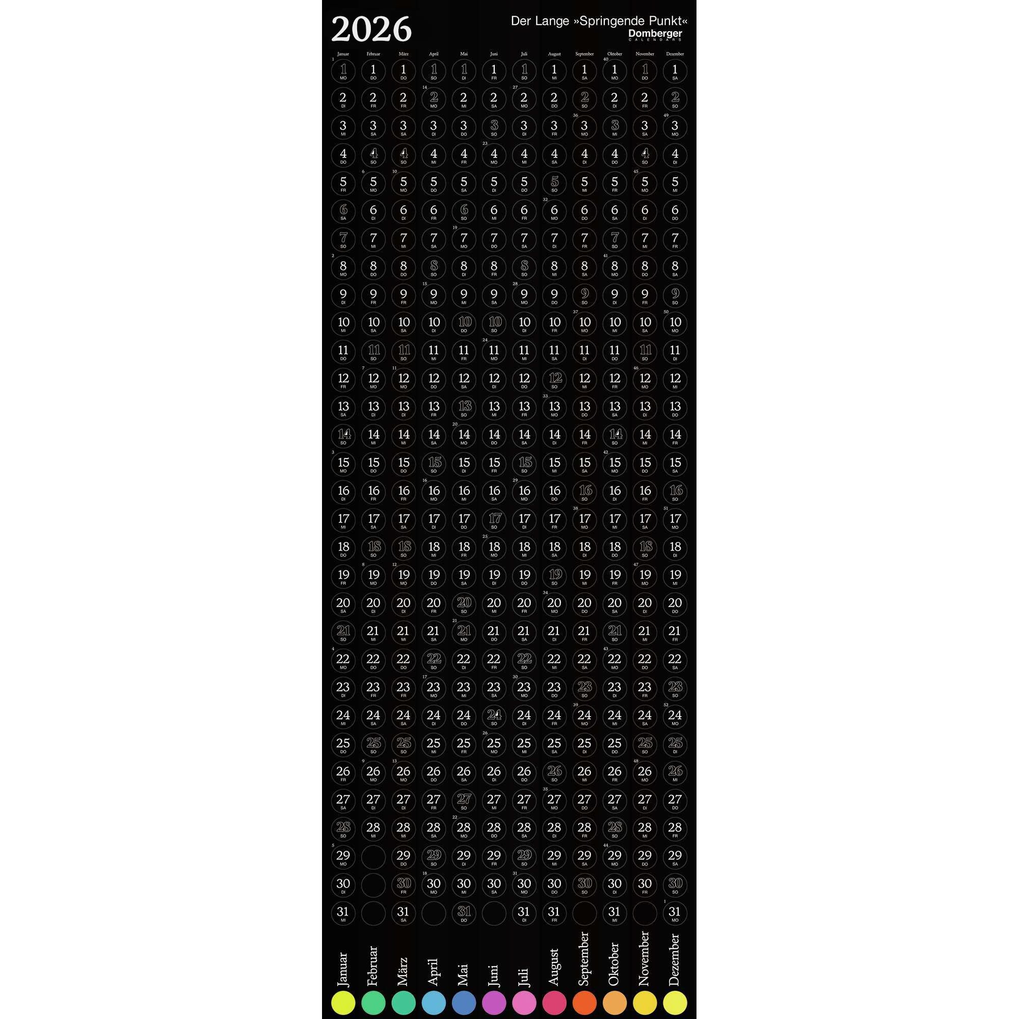 2026 MoMA 月間カレンダー Jumping Point calendar Jumping Point
