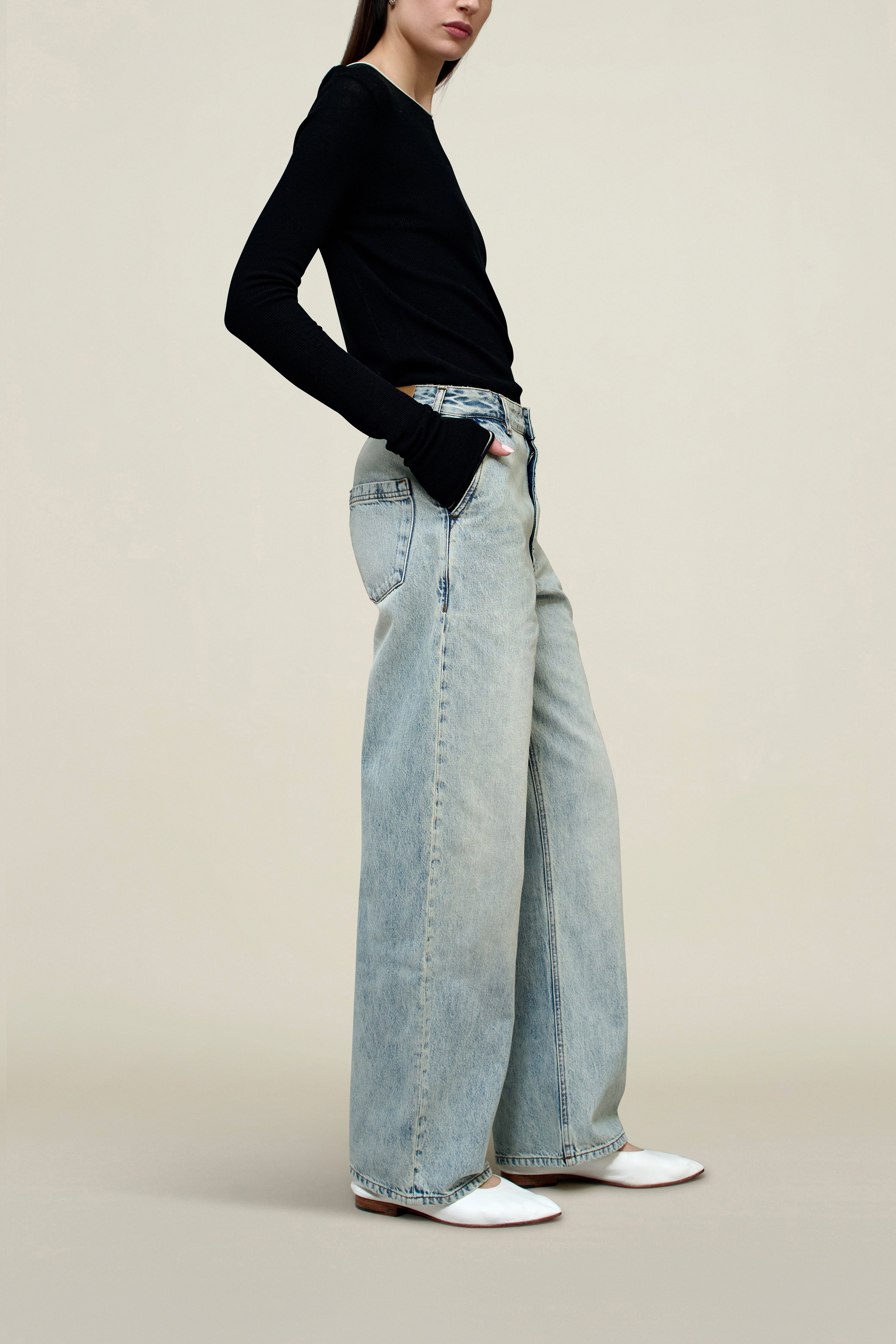 Column Leg Jean in Cotton Denim – KALLMEYER