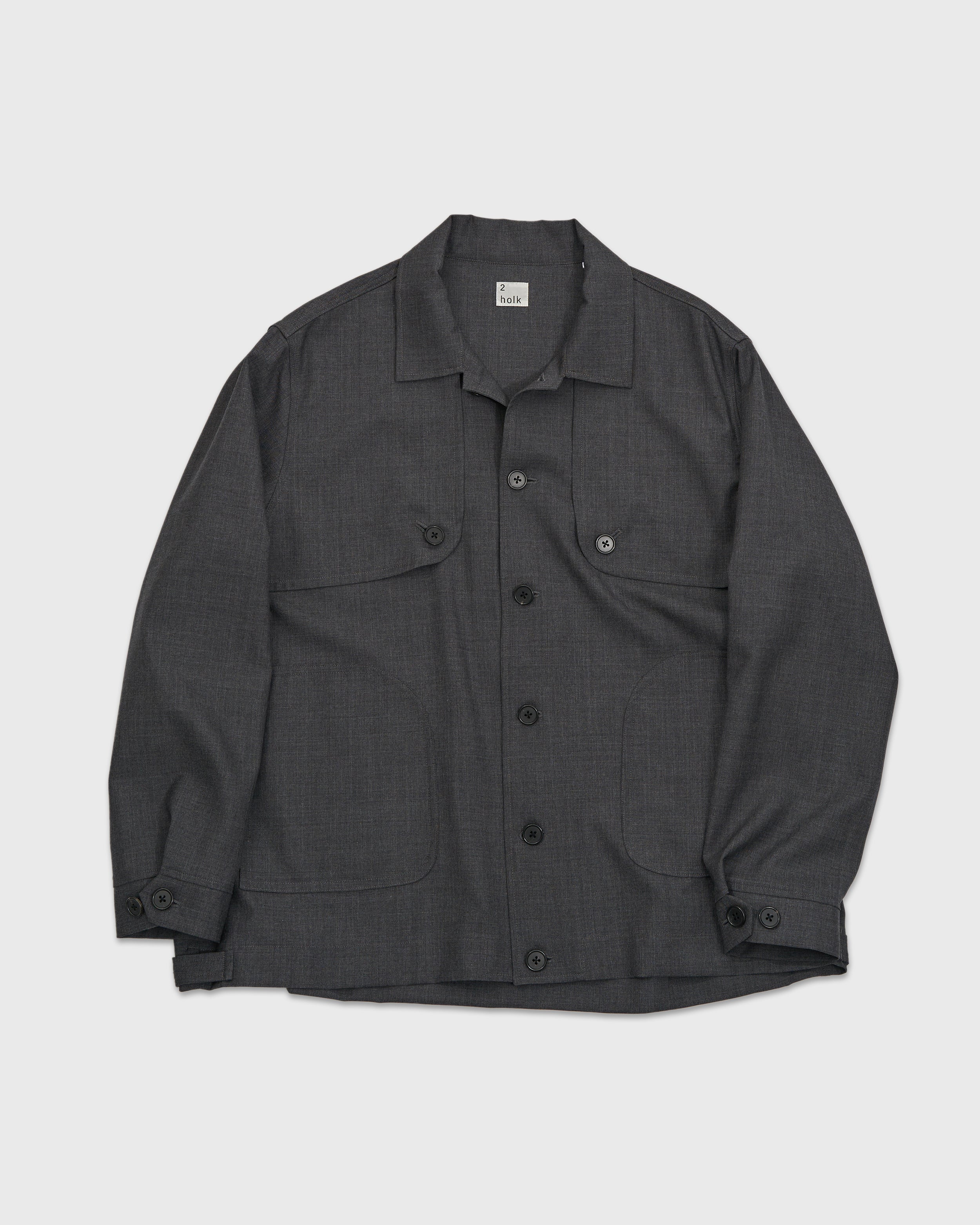 holk Gun Flap Jacket, Grey – Keylime Tokyo