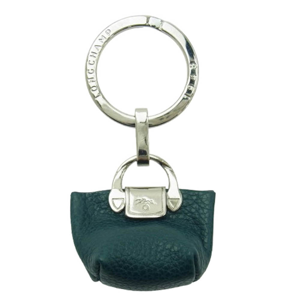 Longchamp ロンシャン レザー バッグ型 キーホルダー キーチャーム