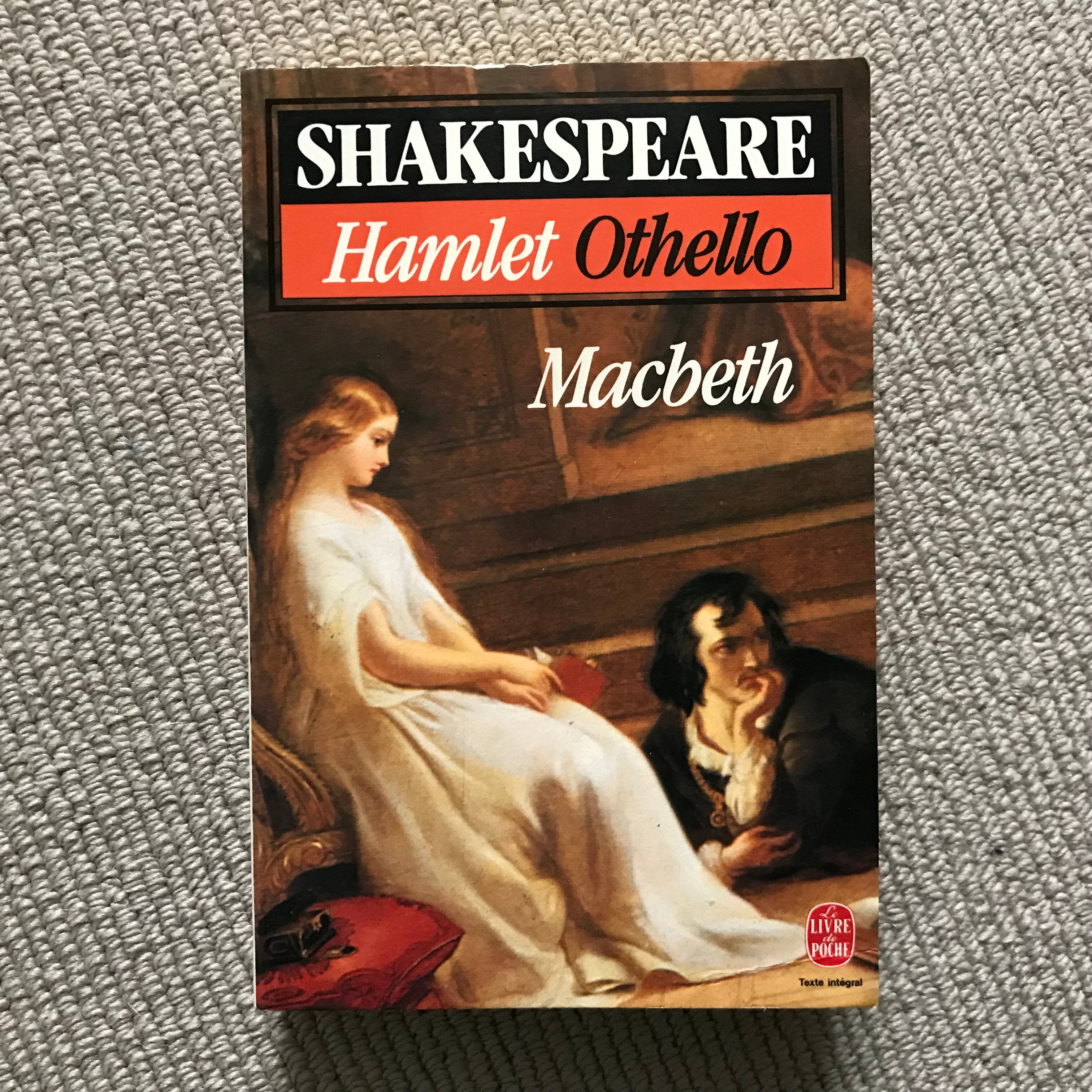 Shakespeare - Hamlet, Othello & Macbeth – La librairie