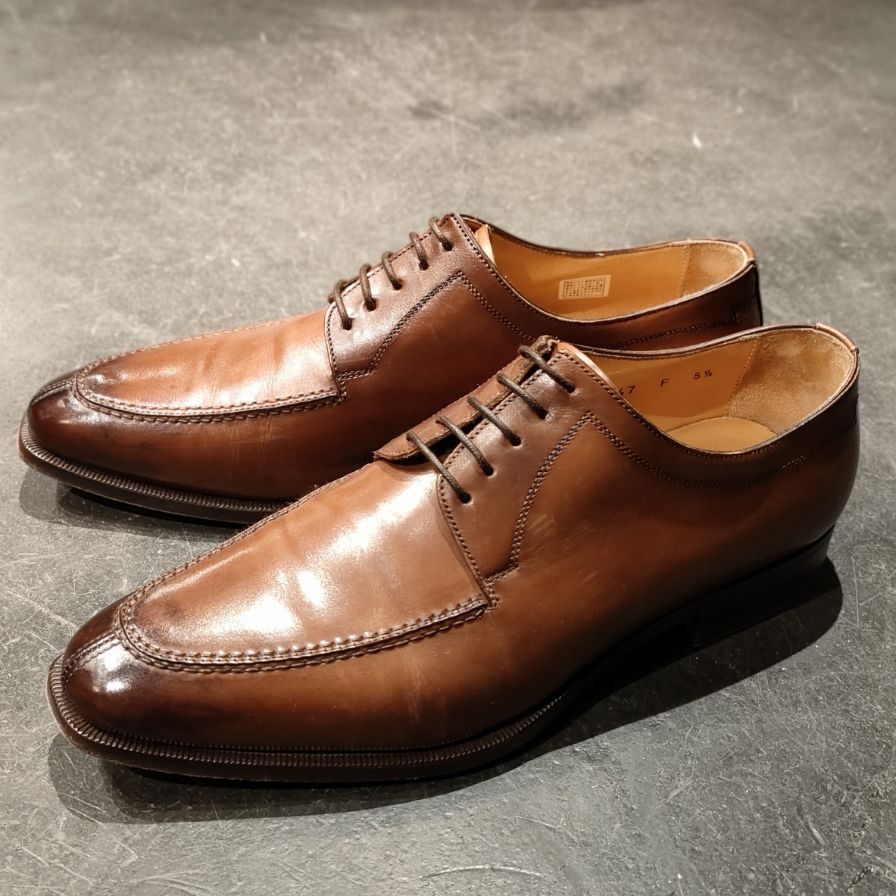 Santoni】サントーニ 9475 Uチップ ブラウン サイズUK7 – LASTLAB