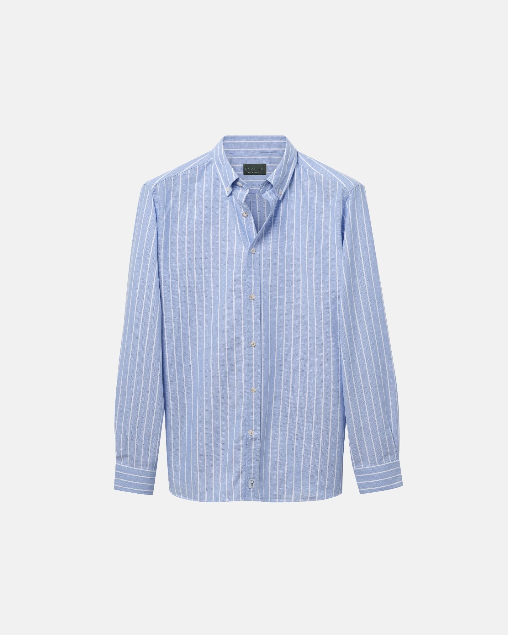 Wide Stripe Oxford Shirt | Le Alfré