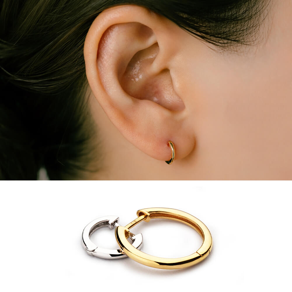 K18 フープピアス │軟骨ピアス│ピコレ – PICOLLET