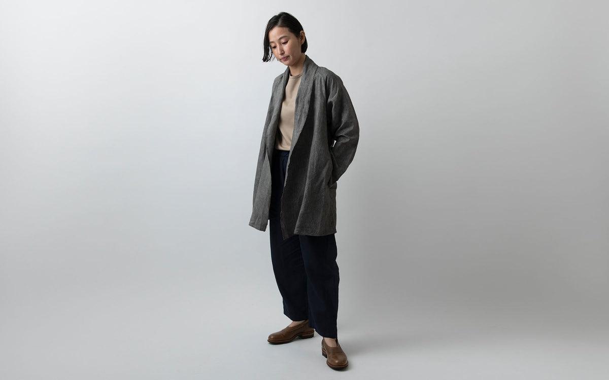 MITTAN / 大麻羽織 高密度 松煙 JK-91B / unisex – PINT_MN