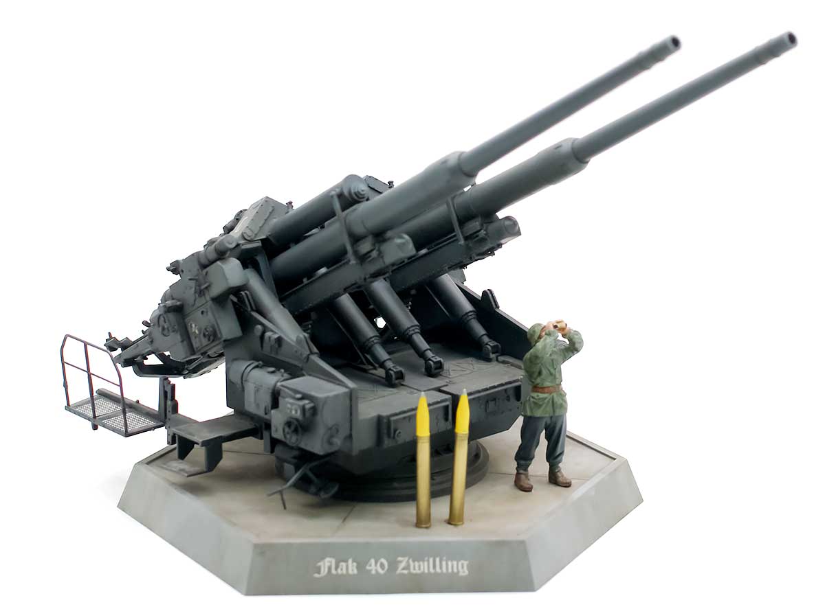 プラモ日記 » ドイツ・12.8cmFlak40 2連装高射砲 その9 完成!!