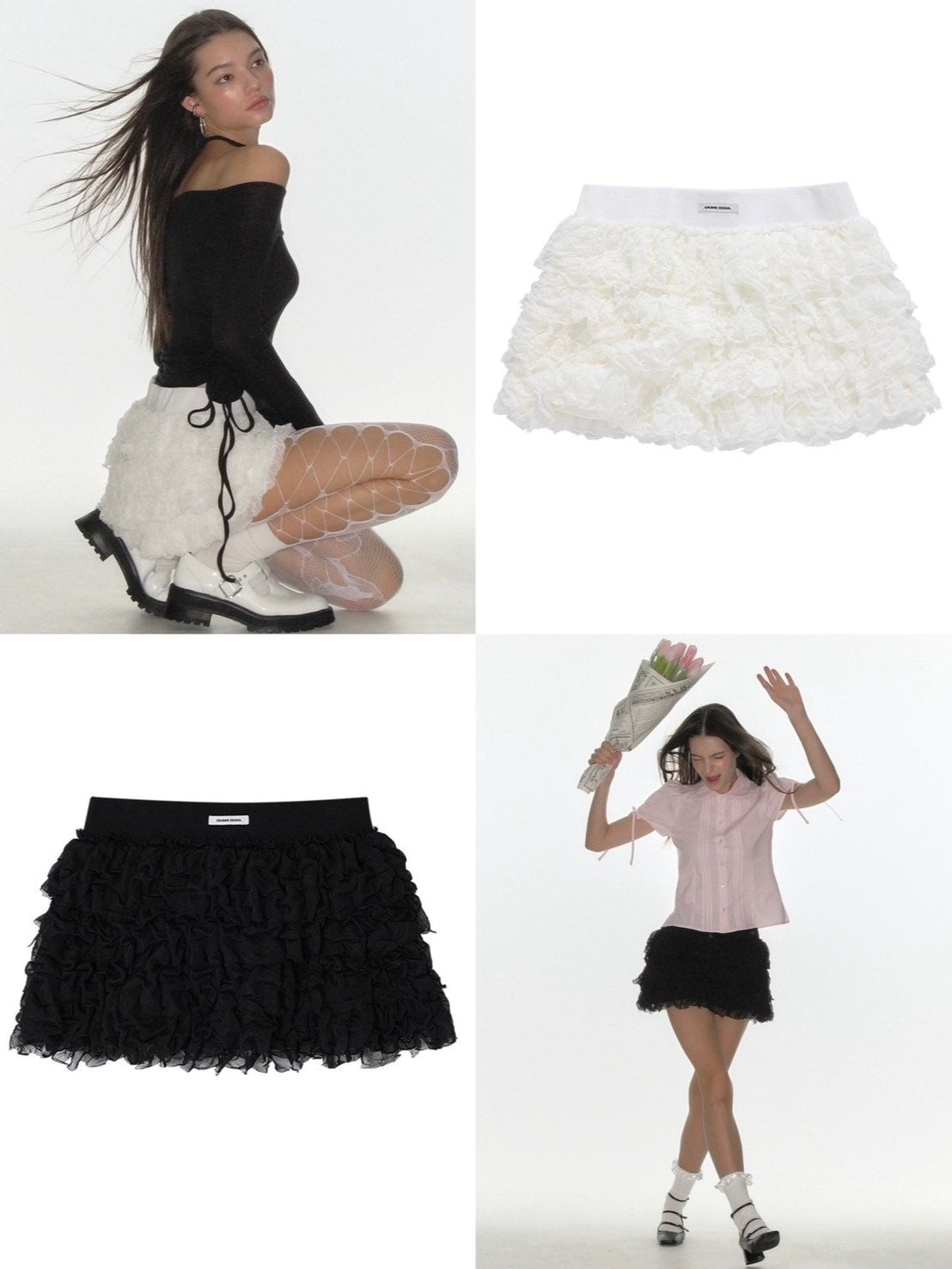 CRANK】CANCAN FRILL MINI SKIRT – PRESSING WEB SHOP