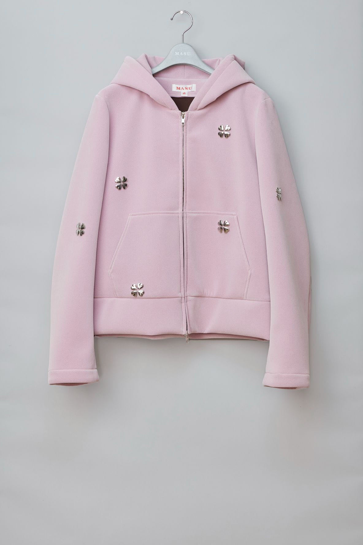 MASU(エムエーエスユー)のFLOCKY DOLL ZIP-UP HOODIE PEACHの通販