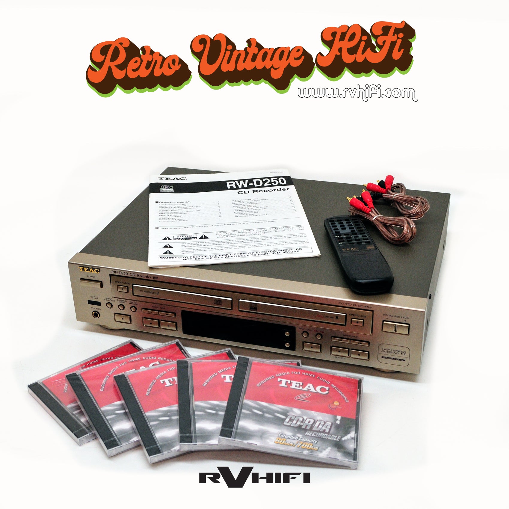 Buy TEAC RW-D250 Compact Disc Recorder Online in Australia – RV HIFI