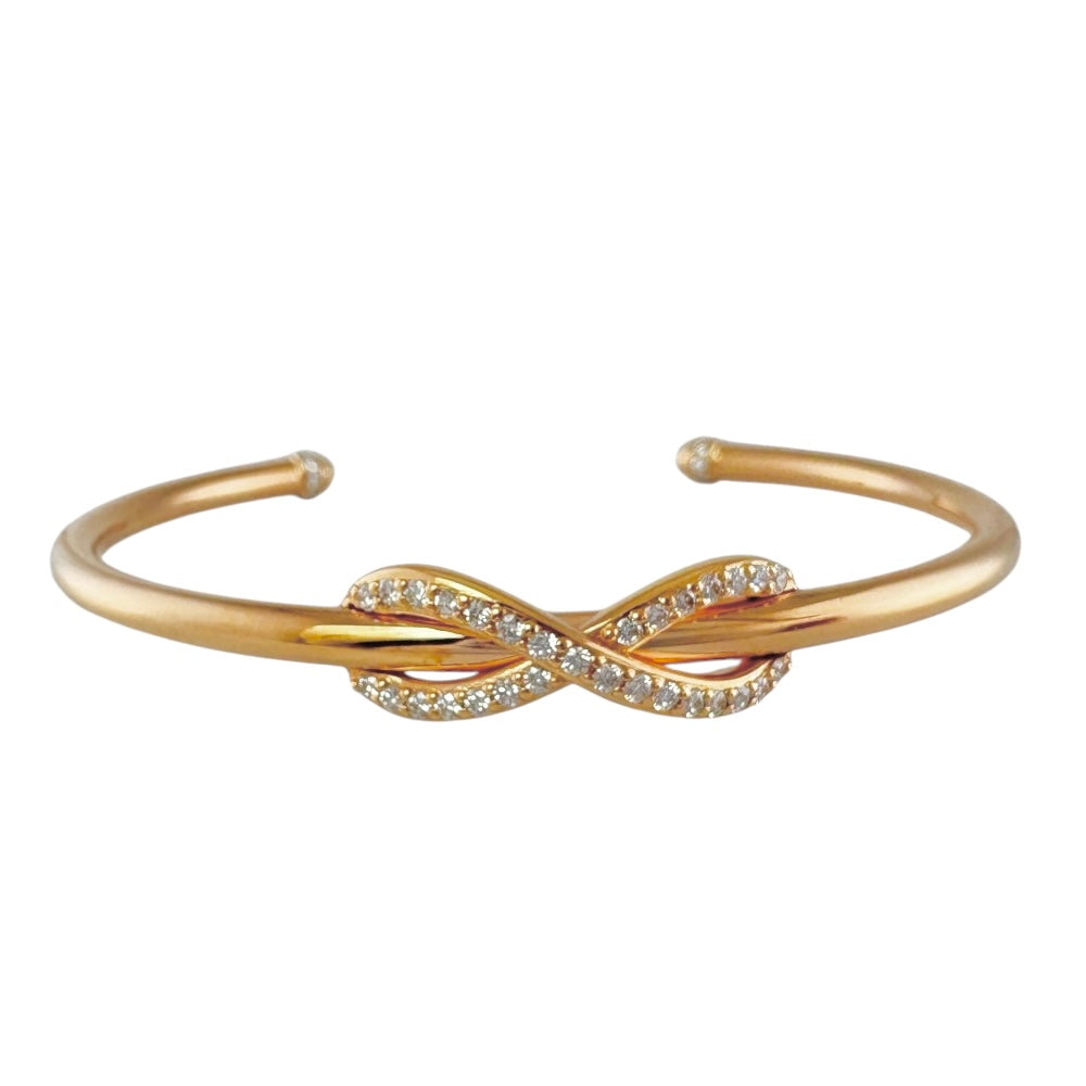 TIFFANY&Co. ティファニー インフィニティカフ バングル 18金 K18