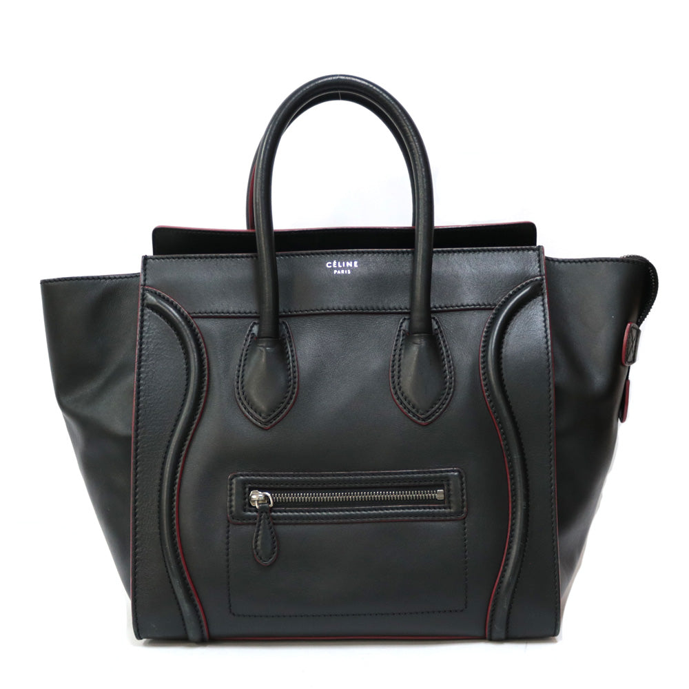Used] CELINE Handbag Luggage Mini Luggage Black Women's [BIM