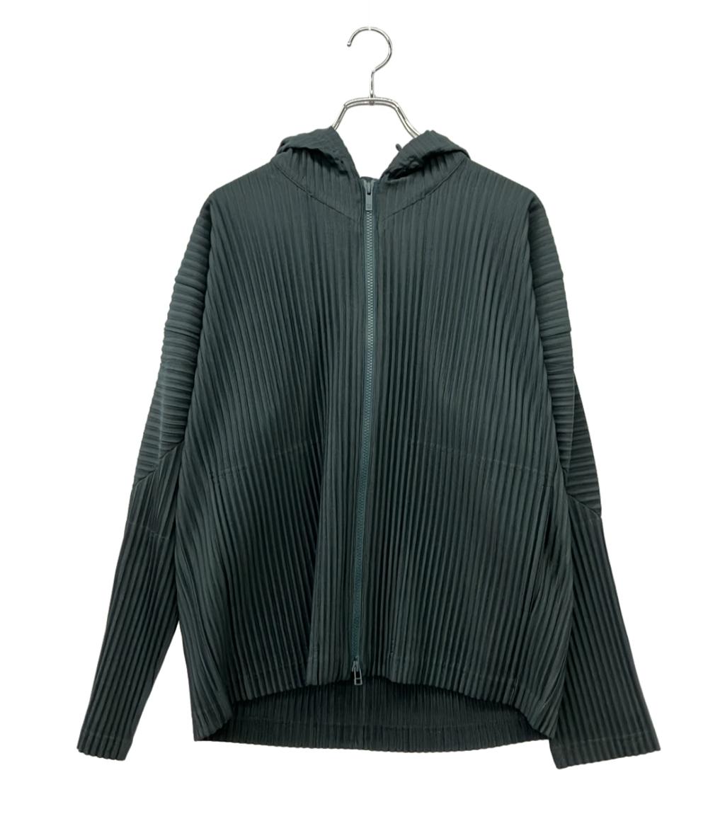 HOMME PLISSE ISSEY MIYAKE ジップアップ パーカー メンズ SIZE 3 オム