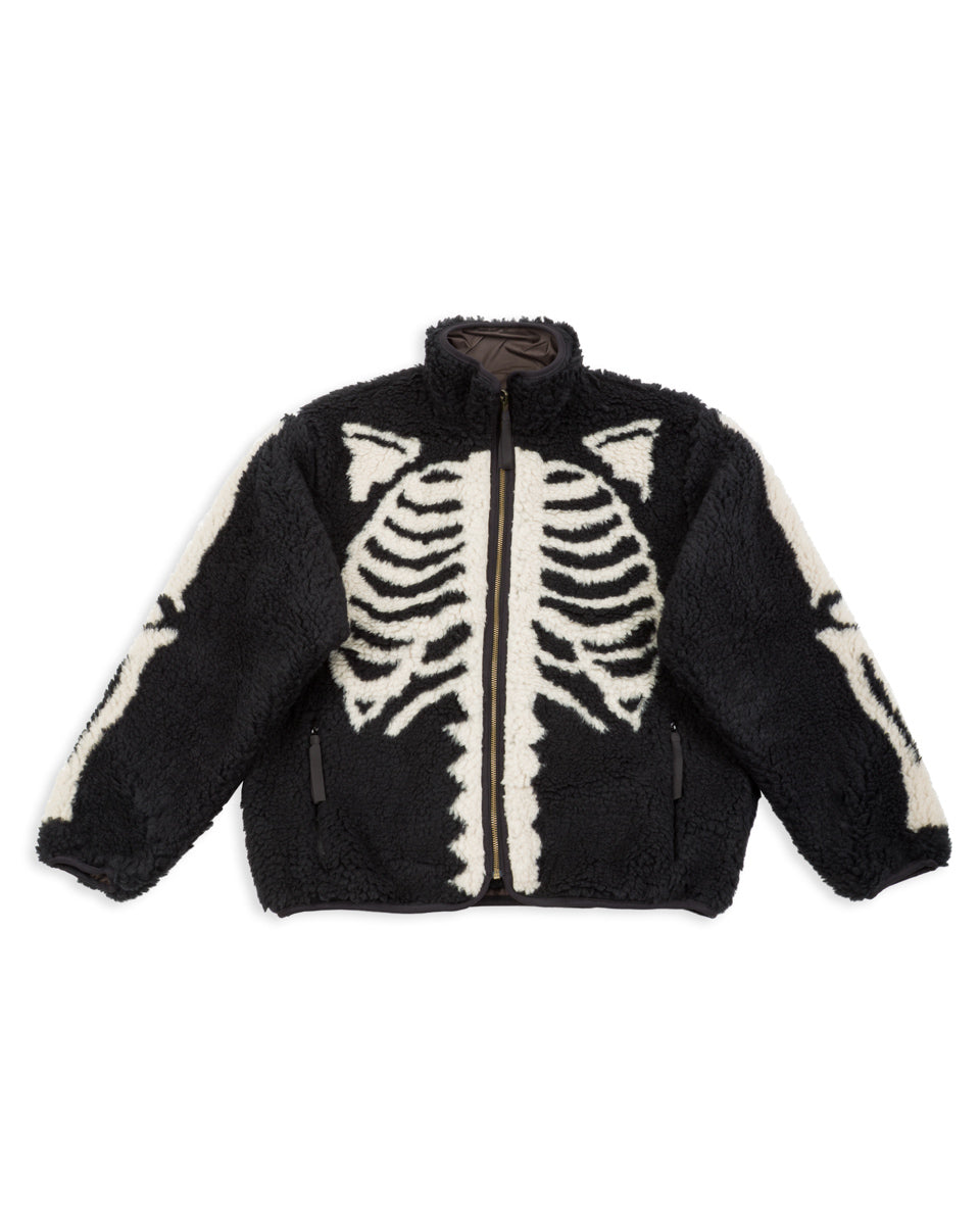 BONE Boa Fleece Reversible Blouson - Black – Standard & Strange