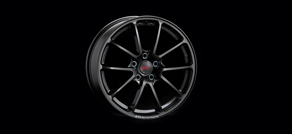 STIパフォーマンスホイール 18インチ 8.5J（ダイヤモンドブラック