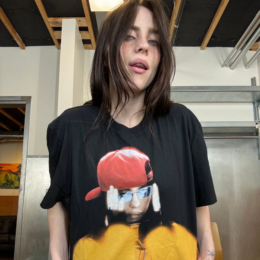 Glasses HIT ME HARD AND SOFT: THE TOUR 2024 Black T-Shirt - Billie