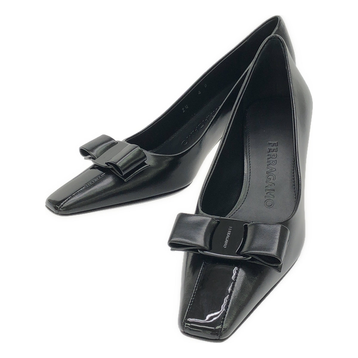 新品】 FERRAGAMO / フェラガモ | レザー センターライン リボン