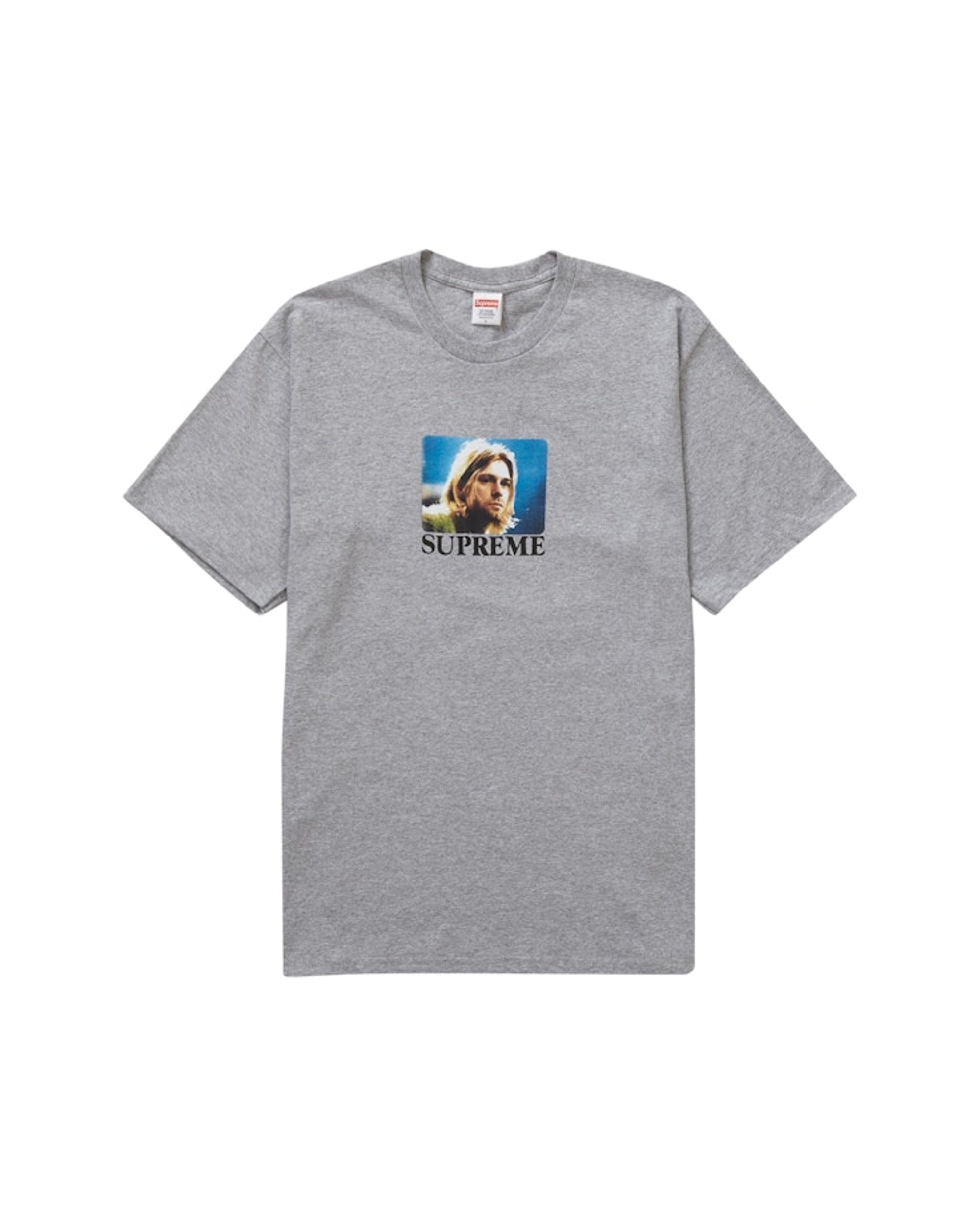 Supreme Kurt Cobain Tee Heather Grey | STREET BILL
