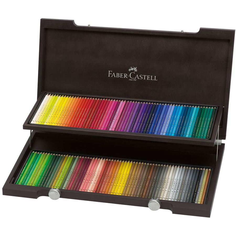 Polychromos 色鉛筆120色木箱セット – ファーバーカステル公式