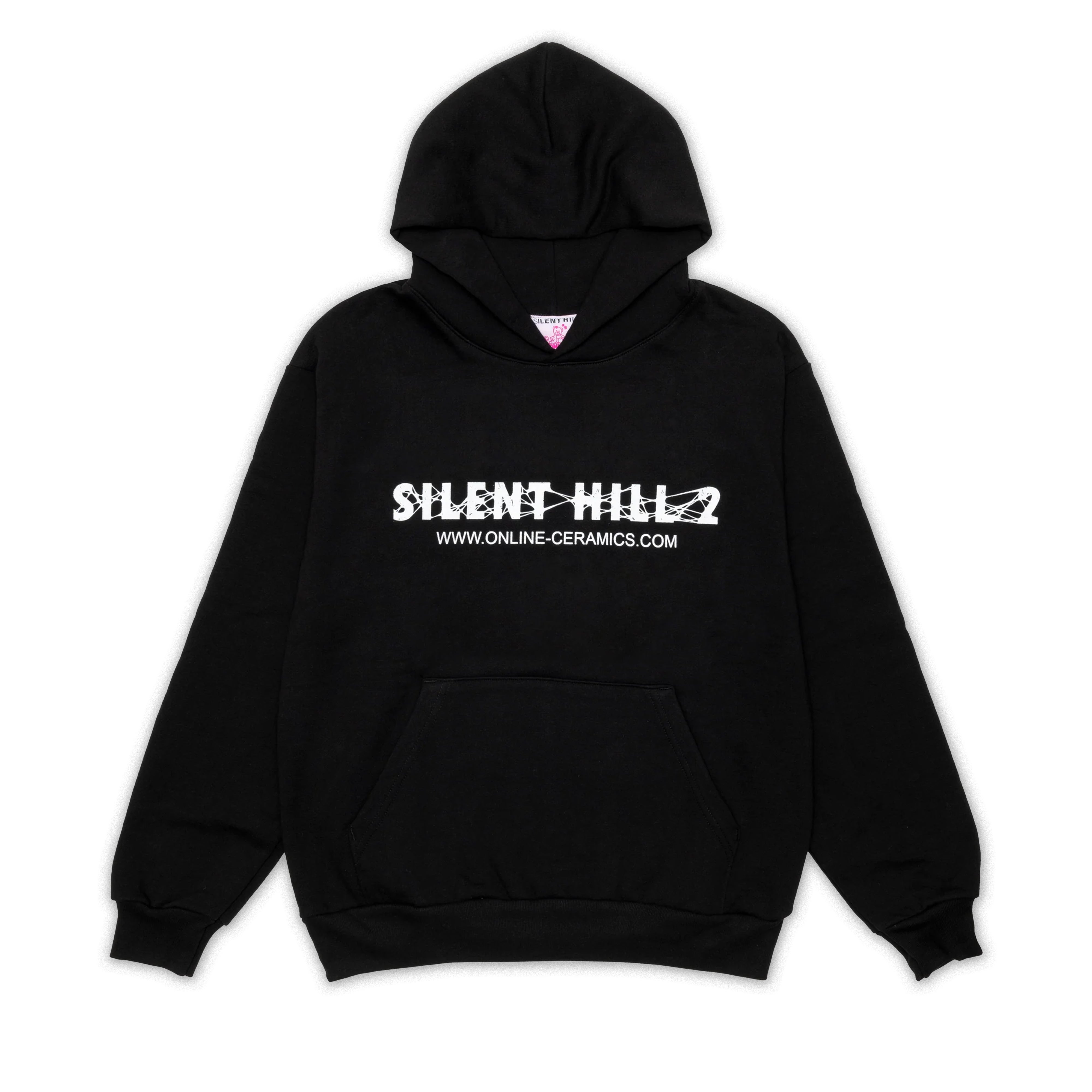Online Ceramics: Men's Silent Hill 2 Logo Hoodie (Black) | DSMNY E