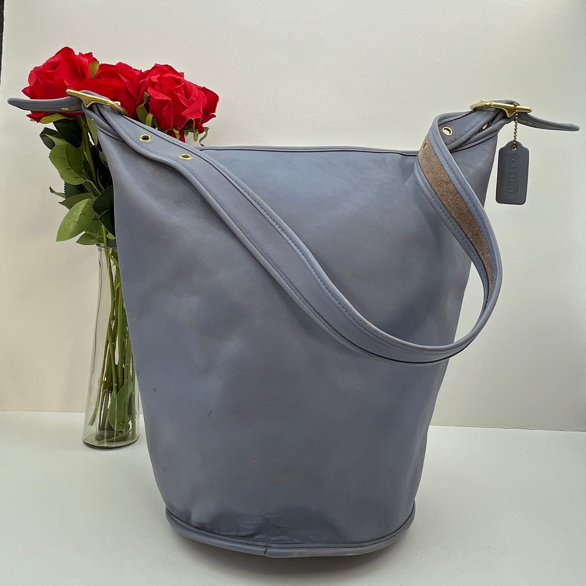 Vintage Coach XL Duffle Sac 9085 Periwinkle USA 1997 – Cristina