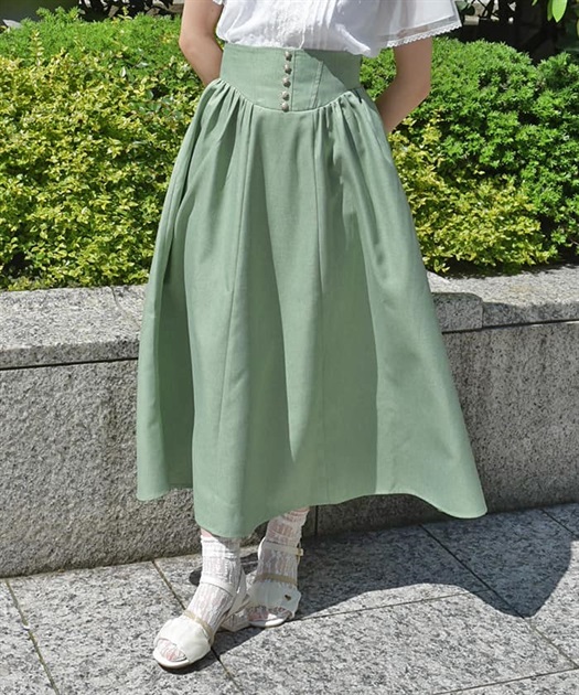 コルセット風ハイウエストスカート | axes femme online shop -outlet-