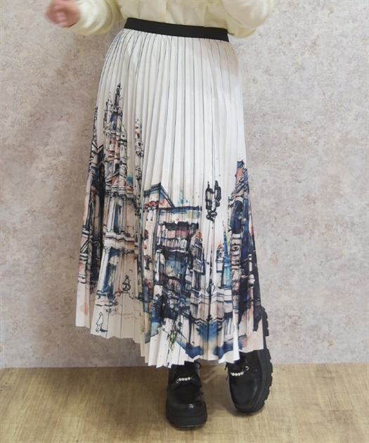 街柄プリーツスカート | axes femme online shop
