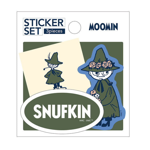 ステッカー3枚セット（スナフキン）MOSC-S532 - MOOMIN SHOP