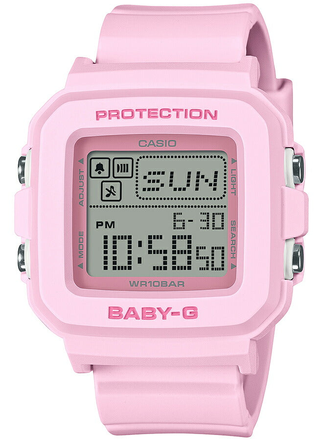 BABY-G BGD-10-4JF レディース 電池式 デジタル スクエア 樹脂バンド