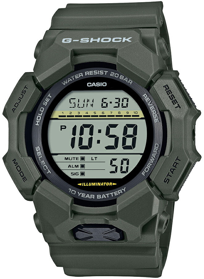 G-SHOCK 10年バッテリー GD-010-3JF メンズ 電池式 デジタル ラウンド