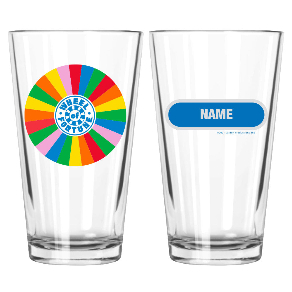 Wheel of Fortune Wheel Personalized Pint Glass – Shop Wheel of Fortune