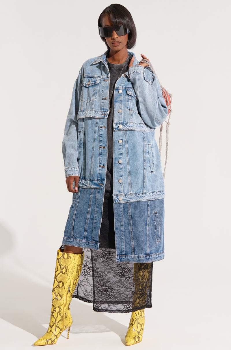 PULL UP LAYERED TRENCH – AKIRA