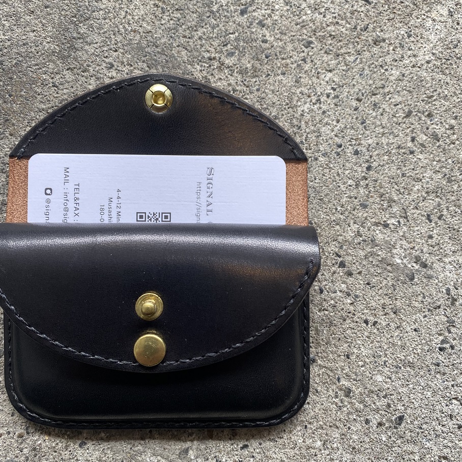SIGNAL GARMENTS ORIGINAL “COIN & CARD” Purse Case BLACK | SIGNAL