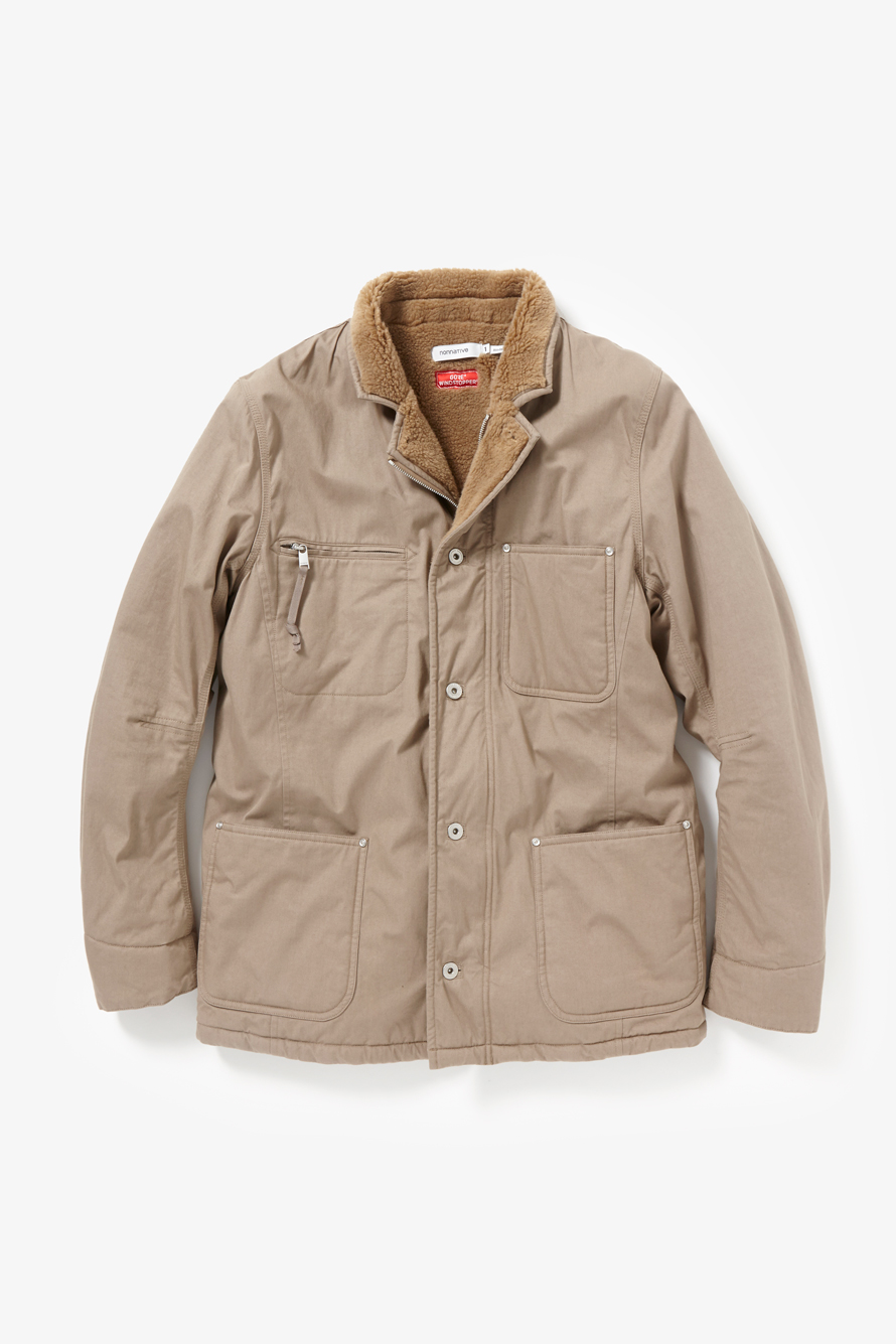 ジャケット・アウター nonnative FARMER BOA JACKET WINDSTOPPER