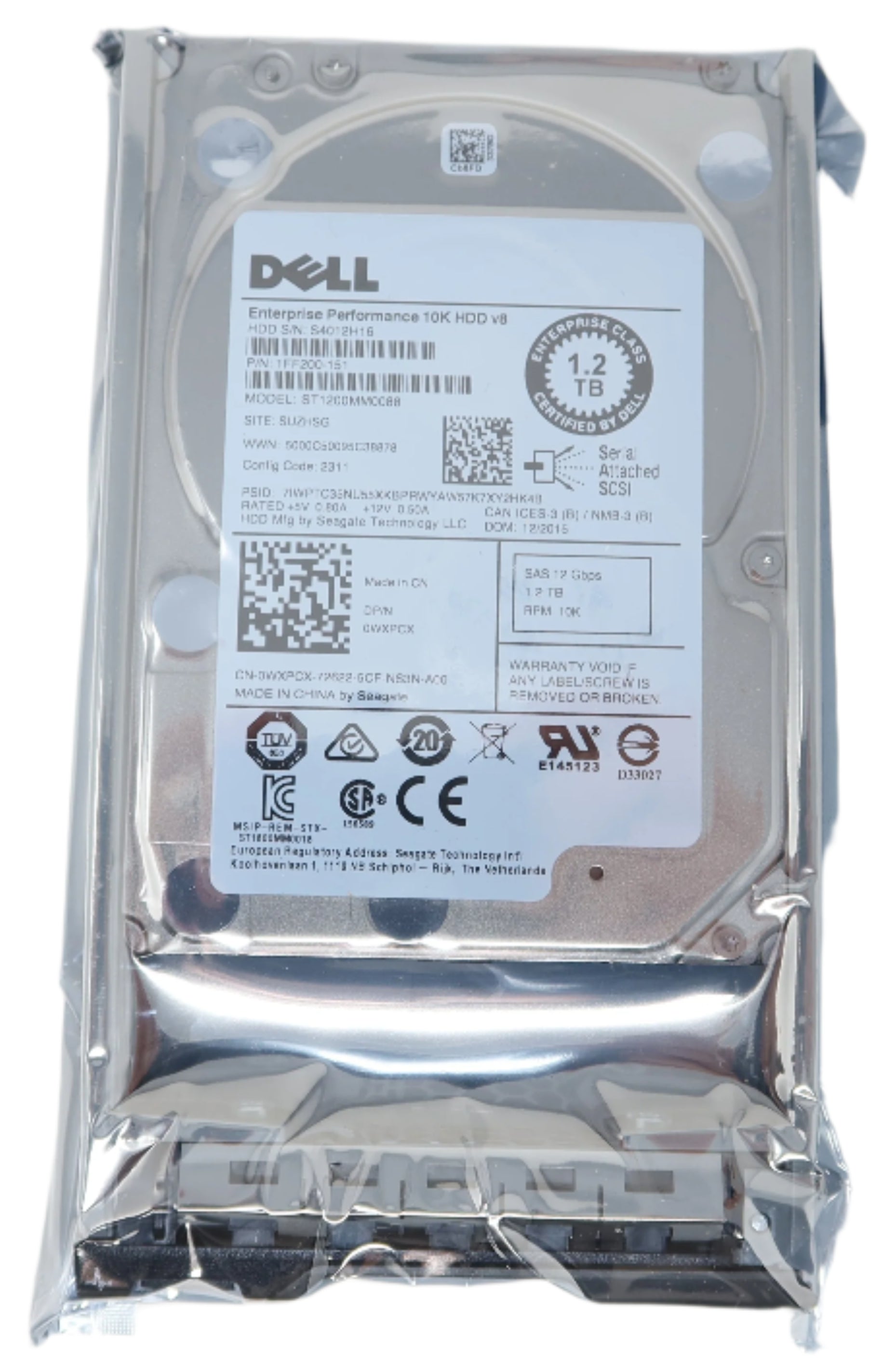 Dell WXPCX 1.2TB 10K RPM SAS 12Gb/s 2.5