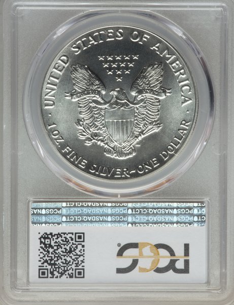動画あり】アメリカ【1ドル】シルバーイーグル銀貨1994-P PCGS